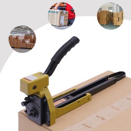 BANLICALI Carton Stapler, Metal Hand Carton Stapler with 100 Pcs Staples, Modern Industrial Cardboard Stapler Heavy Duty for Sealed Boxes, Cartons, Corrugated Cardboard