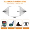 Lazy Daze Hammocks Handwoven Mayan Hammock, 10.5 FT Soft Rope