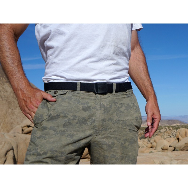 Betta 1.25 Inch Elastic Stretch Belt with Adjustable Buckle, Unisex