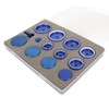 11PCS Watch Bezel Dies Set Aluminum Alloy Professional High Strength