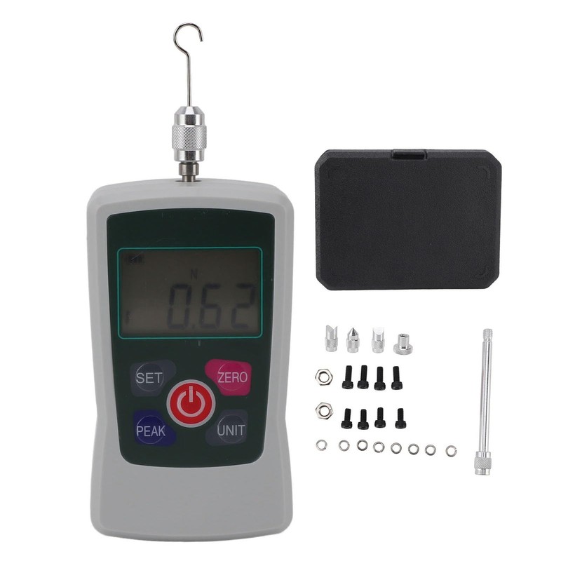 Medidor de Fuerza Digital 2-20N Push Pull Con 6 Cabezas