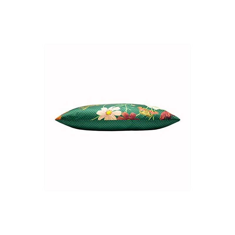 Paoletti Wild Fauna Cushion Cover, Emerald, 40 x 60 cm