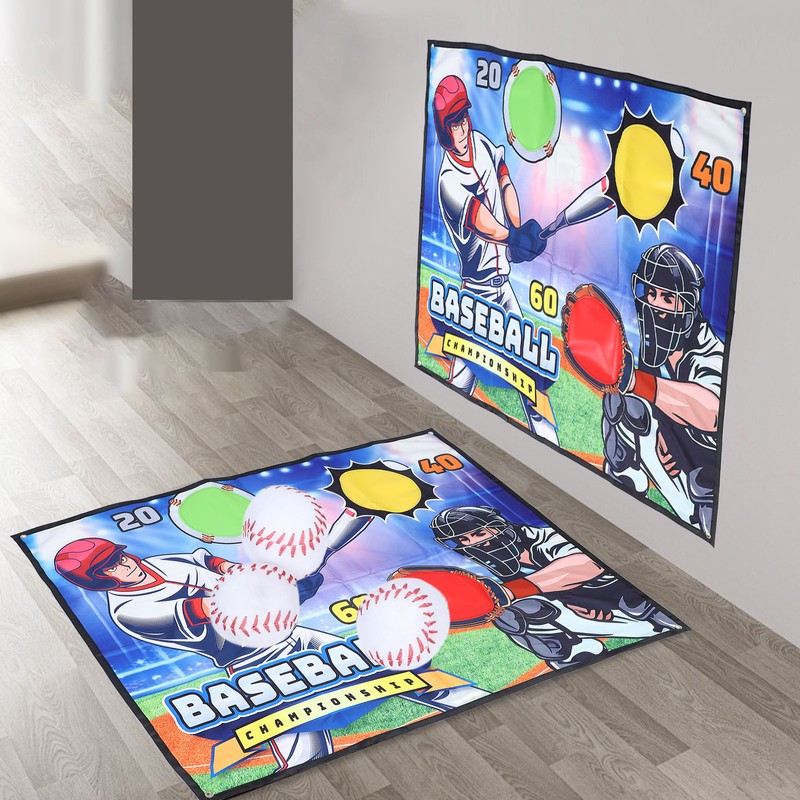 Ball Toss Target Games Parent Child Interaction Scoring Ball Throwing