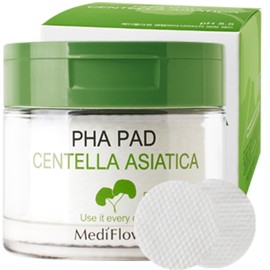 Mediflower Hyaluronic Panthenol Toner Pads 180ml 60 sheets - 3.Centella Peeling Pads 180ml 60 sheets / 메디플라워 히알루로닉 판테놀 토너 패드 180ml60매 - 3.센텔라 필링패드180ml 60매