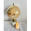 Globe NWT Glass Globe On Marble Alabaster Stand Mirrored Gold