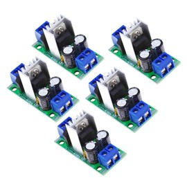 5pcs L7805 LM7805 LM7812 L7812 Voltage Rectifier Regulator 12-24V AC or DC to 5V 12V DC Power Supply Converter Module Board (LM7812)