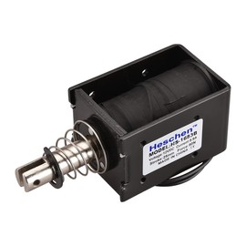 Heschen Solenoid Electromagnet, HS-1683B, DC12V 8.9A, 25mm Stroke, Force 80N, Push Pull Type, Open Frame, Linear Motion
