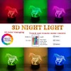 Deluisho Horse Illusion 3D Bedside Lamp, Horse Lamp, Night Lights