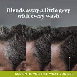 Just For Men Control Gx Reducing Shampoo for Grey Hair, with Coconut Oil and Aloe Vera, Unscented, Grey, 118 ml (Pack of 1)
