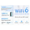 TP-Link AX3000 WiFi 6 Range Extender Internet Booster(RE700X), Dual Band,