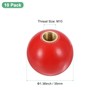 M METERXITY 10-Pack Threaded Ball Knobs, M10 Female Thread 35mm