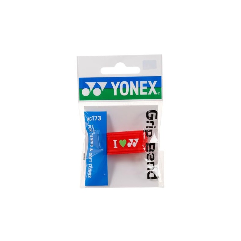 Yonex AC173 001 Grip Hand (Pack of 1) Red
