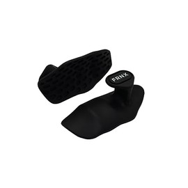 FRNX Weightlifting Hand Grip Pads – Non-Slip Ergonomic Palm Support & Callus Protection – 2 Pack (Black & Grey, Unisex) (Black)