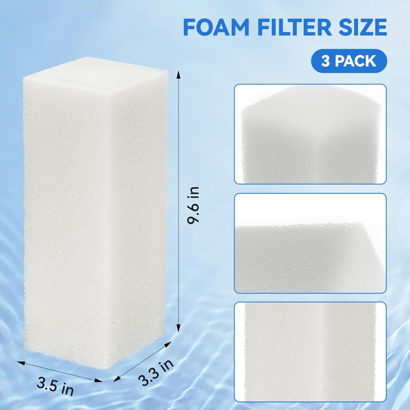 A623 Aquarium Foam Insert Compatible with AquaClear 110 Gallon Filter