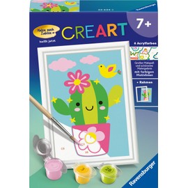 Ravensburger Paint by Numbers 23634 - Small Cactus - Children, Medium