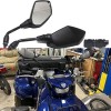 Dreamizer Motorcycle Rearview Mirrors + 7/8" Clamps For Yamaha Grizzly