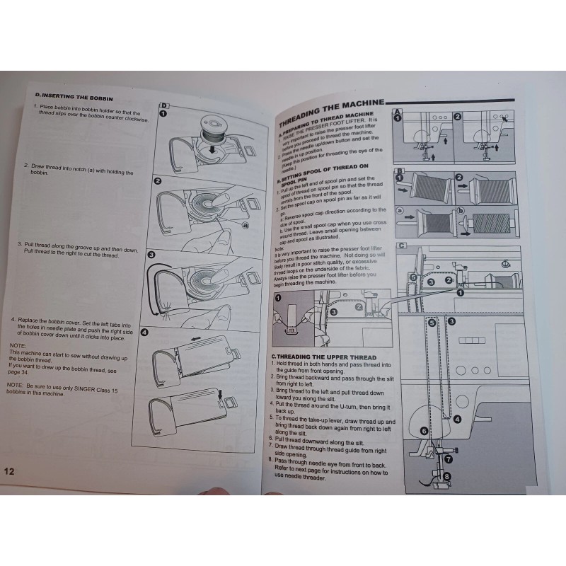 Singer 9980 Sewing Machine Owners Manual reproduction