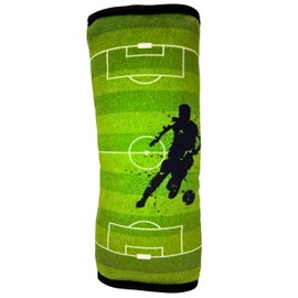 HECKBO Boys Girls Kids Gym Bag - Football - 40 x 32 cm - School Sports - Backpack, Bag, Sports Bag, Football Bag, 1 x belt cushion