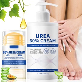 Urea 60% Foot Cream Stick Foot Care Cream for Cracked Heels and Dry Skin, Deep Moisture Foot Care Guanjiashuang