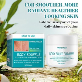 COSMOO Crepe Body Souffle, Ultra Hydrating Crepe Skin Firming Cream for Neck, Arms & Legs, 3 ounce