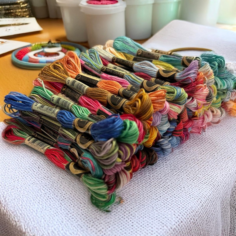 Magical Color Variations Floss Pack Six Strand Embroidery Variegated Cross