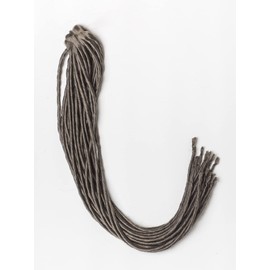 DreadLab - Soft Style Double Ended Synthetic Dreadlocks Twists 10 Pack (Dark Silver)