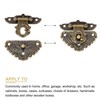 METALLIXITY 2pcs 55mm x 48mm Zinc Alloy Toggle Catch Lock