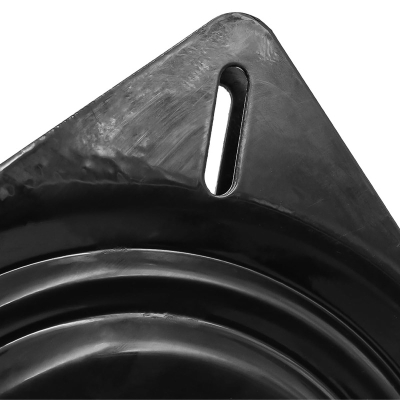 ZONADAH 154x2mm Flat Boat Seat Swivel Turntable Heavy Duty Bar