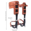 LUNUMAOS Adjustable Tree Climbing Spike Set, Steel Pole Climbing Spike,