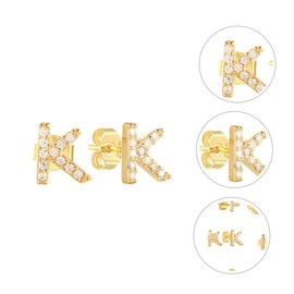 SAFIGLE 1pair English Letter Earrings Women Danglers Decorative Earrings Women Earrings Fashionable Earrings Ear Accessories Creative Ear Pendants Female Danglers Ear Studs Simple Earrings