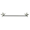 DB Direct Imports Coastal Starfish Bathroom Decor, 24" Towel Bar