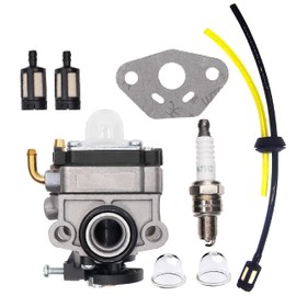 Hippotech 16100-ZM5-803 Carburetor with Fuel Line Kit for Honda 4 Cycle Engine GX31 GX22 FG100 16100-ZM5-803 Carb