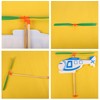 ieron Rubber Band Helicopter 3 Pack Elastic Band Aircraft for