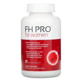 Fairhaven Health® FH Pro Women, Suplemento diseñado para apoyar la fertilidad femenina y la salud reproductiva, 180 Cápsulas.