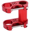 Bicycle Double Stem Riser 25.4MM Folding Bike Aluminium Alloy Adjustable