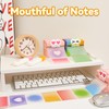 Monster Sticky Notes – Glittery Semi-Transparent Full-Adhesive Sticker Notes with