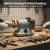 110V Wet Mini Belt Sander, 2.5A Variable Speed 0–10,000 RPM,