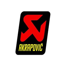 Motorcycle Muffler Aluminum Heat-Resistant Sticker Patch Square Akrapovic (Medium) / 1 / 바이크 머플러 알루미늄 내열스티커 패치 사각 아크라포빅(중) / 1