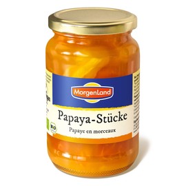 MorgenLand Organic Papaya Pieces 350 g