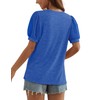 OFEEFAN Plain T Shirts for Women Beach Vacation Clothes Crew