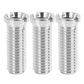 3 Pieces Hollow Screw Sink, M12 x 35mm Stainless Steel Hollow Screw for Filter Basket Valve, 35mm Sink Screw, Stainless Steel Drain Strainer Screw for Kitchen Sink, 304 Stainless Steel Hollow Screw