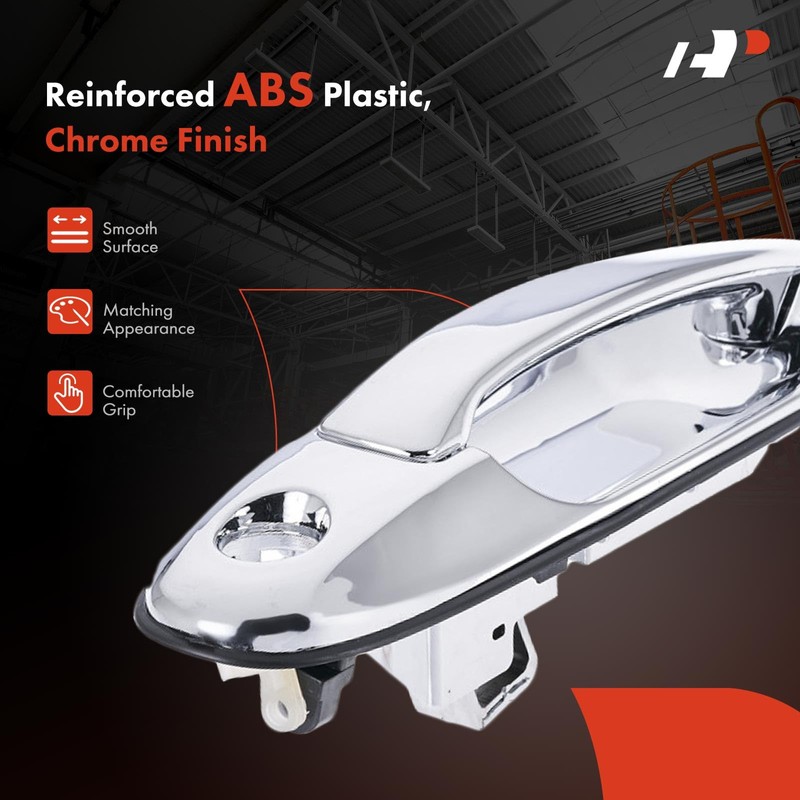 A-Premium Front Right Passenger Side Exterior Door Handle with Keyhole