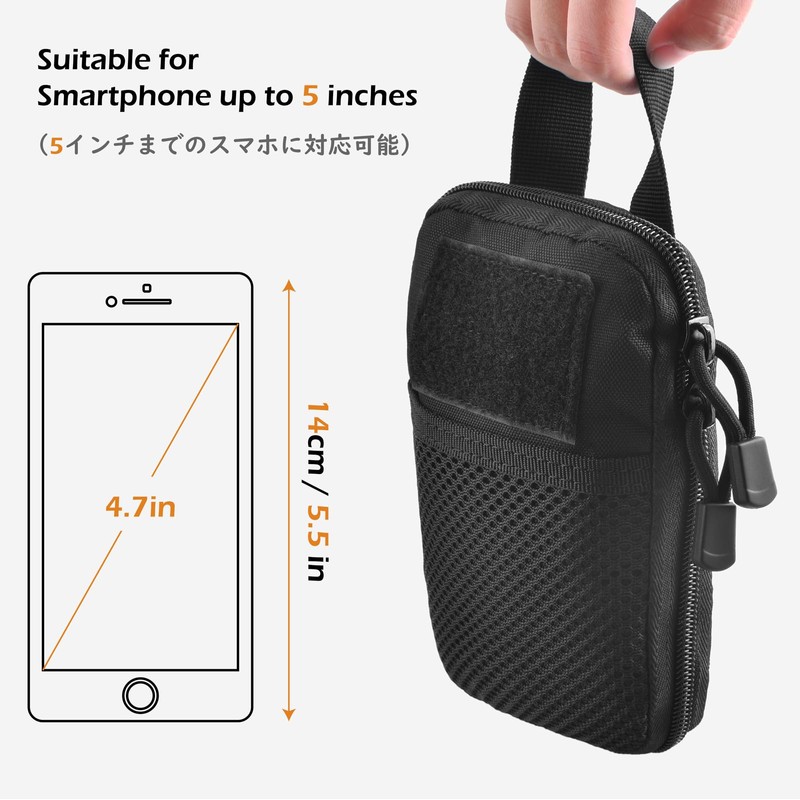 TRIWONDER Tactical Molle Pouches Utility EDC Pouch Pocket Organizer Pouch