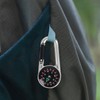 3 Pieces Of Compass, Compass Carabiner, Outdoor Cycling Compass, Suitable