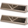 Yaocom 2 Pack Baseboard Register Vent 24 Inch Duct Opening
