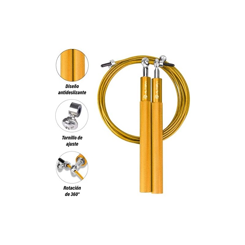 Altera Cuerda para Saltar de Aluminio Ajustable