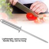 Sharpening Rod, 1 Pcs Stainless Steel Knife Sharpener Handle Sharpening
