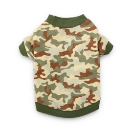 DroolingDog Dog Clothes Dog Camo Tee Shirts Camouflage T Shirt Pet Apparel for Dogs
