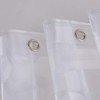 Vosign Short Clear Shower Curtain Liner 60 Inch Long, Waterproof