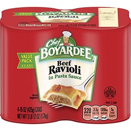 Chef BOYARDEE Chef Boyardee Beef Ravioli, 15 oz, 4 Pack